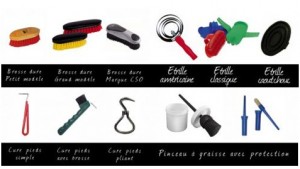 brosse de cheval